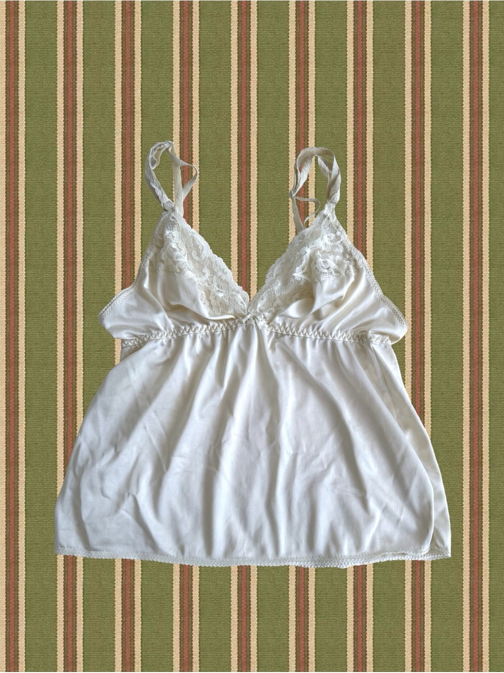 White Lace-Trim Camisole Top - Women Intimates